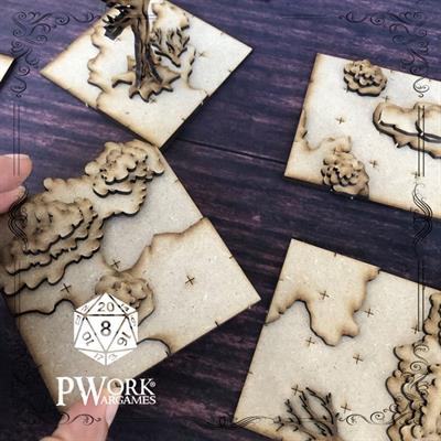 Mdf Fantasy Tiles The Forest