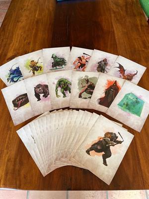 Dungeons & Dragons RPG Encounter Cards Challenge Rating 0-6: Pack 1 (English)