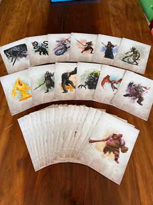 Dungeons & Dragons RPG Encounter Cards Challenge Rating 0-6: Pack 1 (English)