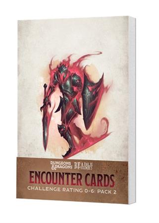 Dungeons & Dragons RPG Encounter Cards Challenge Rating 0-6: Pack 2 (English)