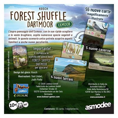 Forest Shuffle: Dartmoor - Exmoor