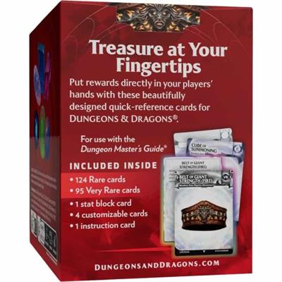 Dungeons & Dragons - Reference Cards - Magic Items - Rare and Very Rare