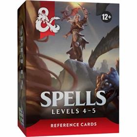 Dungeons & Dragons - Reference Cards - Spells Levels 4-5
