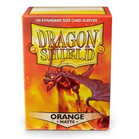 Dragon Shield Deck Protectors Da 100 Orange Matte
