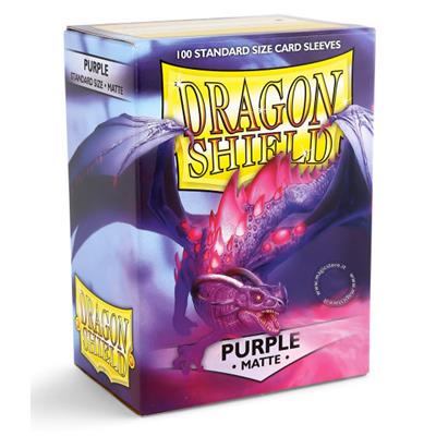 Dragon Shield Deck Protectors Da 100 Purple Matte