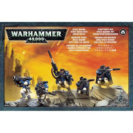 Space Marine Scout Squad With Sniper Rifles
