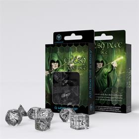 Elven Translucent /black Dice Set