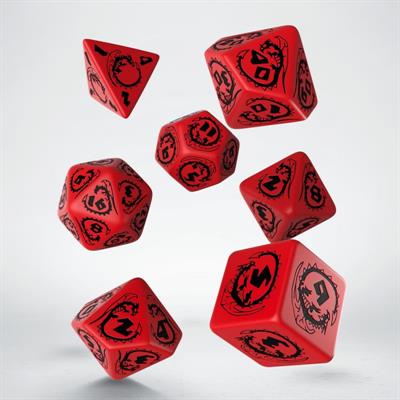 Dragons Red/black Dice Set
