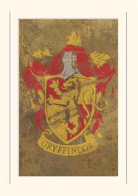 Harry Potter - Gryffindor Crest - Mounted 30 X 40cm Prints