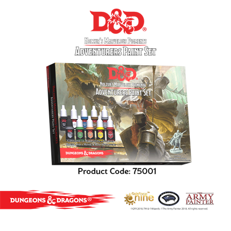 D&D Nolzur Adventurer Paint Set