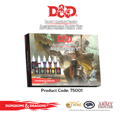 D&D Nolzur Adventurer Paint Set