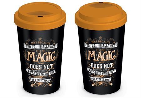 Harry Potter - Magic - Travel Mugs - Tazza Da Viaggio In Ceramica