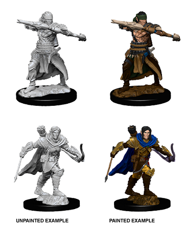 Pathfinder Battles Deep Cuts Male HalF-Elf Ranger