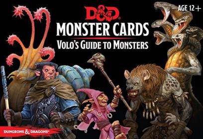 D&d Monster Cards - Volo`s Guide To Monsters (81 Cards) - en