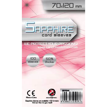 Bustine Sapphire Sleeves – Pink (70x120mm) (100)