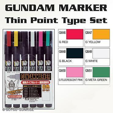 Gundam Marker GmS-110 Fine Edge Set