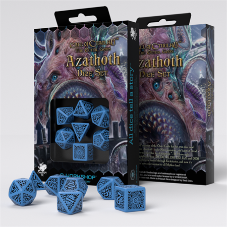 Q-Workshop Coc The Outer Gods Azathoth Dice Set (7)
