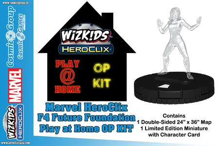 Marvel Heroclix F4 Future Foundation Play At Home Op Kit