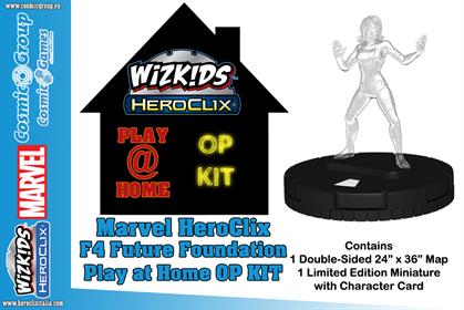 Marvel Heroclix F4 Future Foundation Play At Home Op Kit