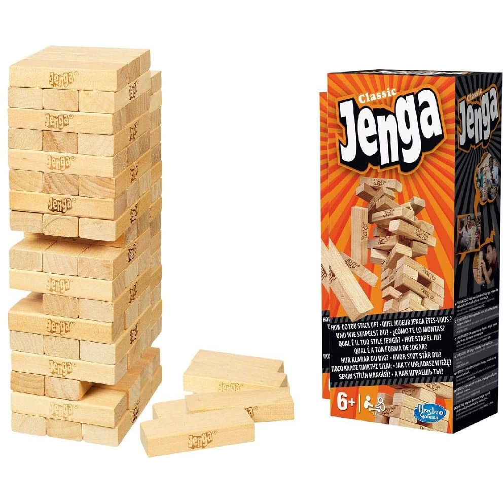 Jenga Classic - CLASSICI-FAMIGLIA - Fantamagus Giochi da Tavolo - Giochi di  Ruolo - Miniature - Gadgets - Carte Collezionabili