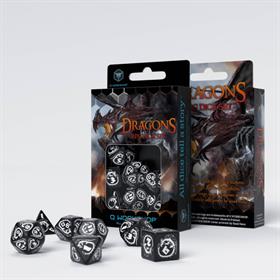 Dragons Black & White Dice Set (7)