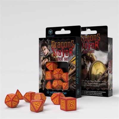 Dragon Slayer Red & Orange Dice Set