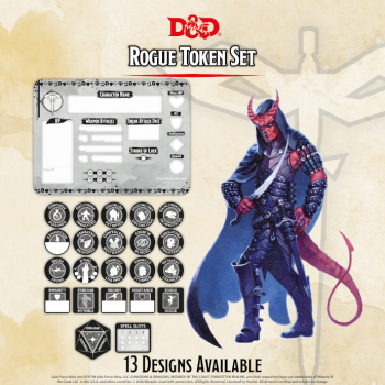 D&d Tokens & Combat Tile Set Rogue