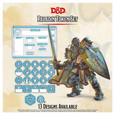 D&d Tokens & Combat Tile Set Paladin