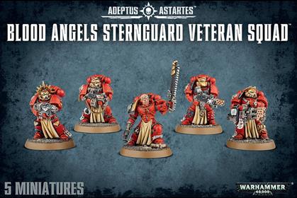 Blood Angels Sternguard Veteran Squad