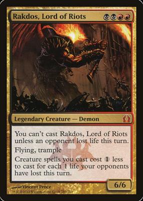 Mtg Um Rakdos Lord Of Riots