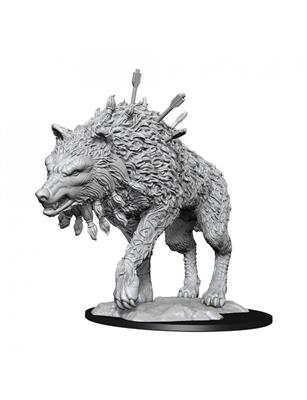 Mtg Unpainted Miniature Cosmo Wolf