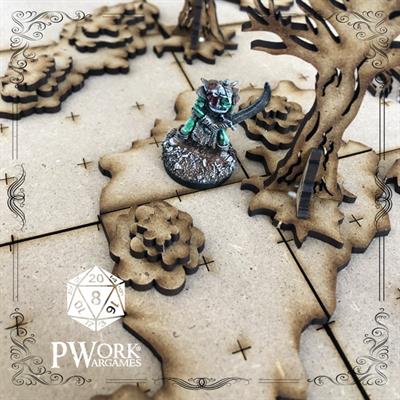 Mdf Fantasy Tiles The Forest
