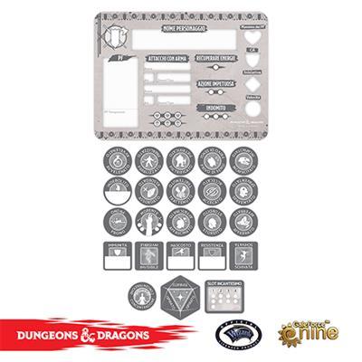 D&D 5a Ed. - Set Segnalini del Guerriero