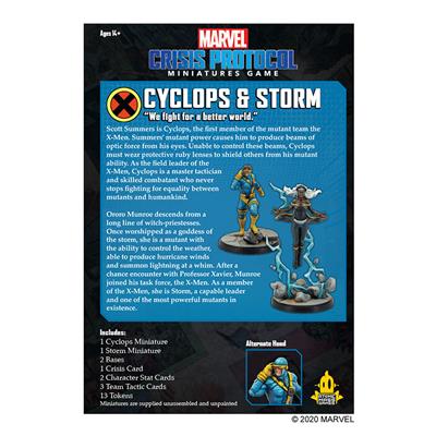 Marvel Crisis Protocol: Storm and Cyclops - EN