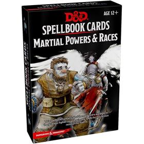 D&D Spellbook Cards - Martial Powers & Races (61 Cards) - EN