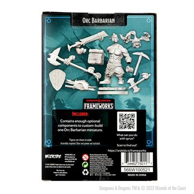D&D Frameworks-Orc Barbarian Male