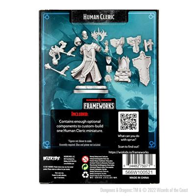 D&D Frameworks-Human Cleric Male