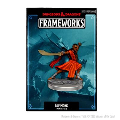 D&D Frameworks-Elf Monk Male
