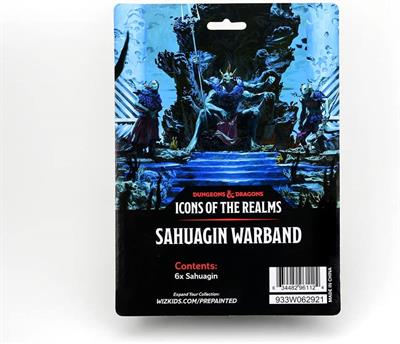 Dungeons & Dragons Replicas of the Realms Icons of the Realms pre-painted Miniatures Sahuagin Warband