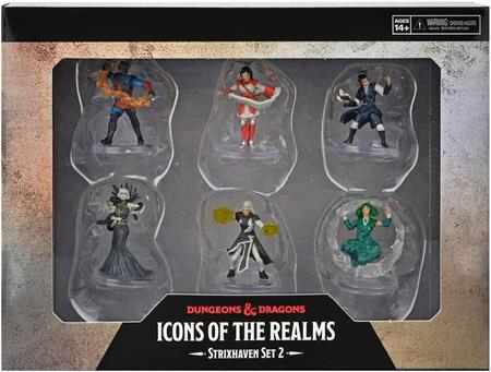 D&D Icons of the Realms pre-painted Miniatures Strixhaven Set 2