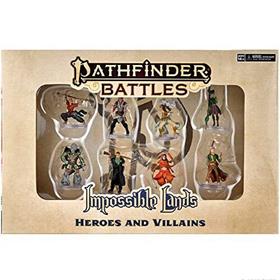 Pathfinder Battles pre-painted Miniatures 8-Pack Impossible Lands - Heroes and Villains Boxed Set