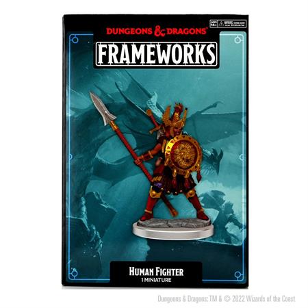 D&D Frameworks-Human Fighter Female