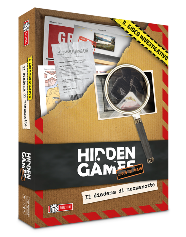 Hidden Games - Il Diadema di Mezzanotte  Gioco Da Tavolo Cooperativo -  Fantamagus - COOPERATIVI - Fantamagus Giochi da Tavolo - Giochi di Ruolo -  Miniature - Gadgets - Carte Collezionabili