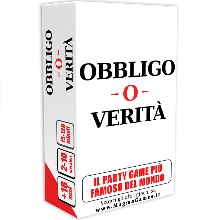 Obbligo O Verità  Gioco Da Tavolo Divertente per Adulti - Fantamagus -  PARTY GAME - Fantamagus Giochi da Tavolo - Giochi di Ruolo - Miniature -  Gadgets - Carte Collezionabili