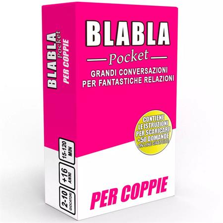 BLABLA Pocket Per Coppie  Gioco Da Tavolo - Fantamagus - PARTY GAME -  Fantamagus Giochi da Tavolo - Giochi di Ruolo - Miniature - Gadgets - Carte  Collezionabili