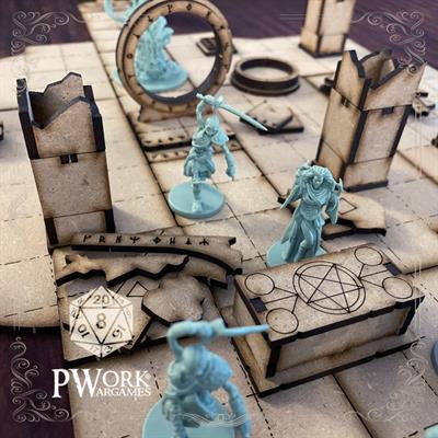 MDF Fantasy Tiles THE TEMPLE