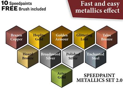 Speedpaint Metallic Set 2.0