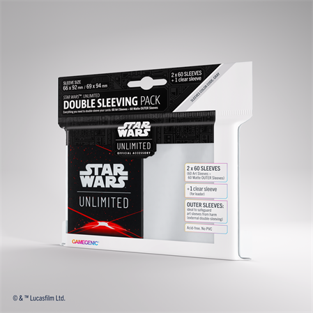 Swu - Double Sleeving Pack Space Red