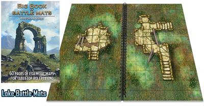 Giant Book of Battle Mats Wilds, Wrecks & Ruins