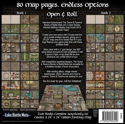 Towns & Taverns Books of Battle Mats